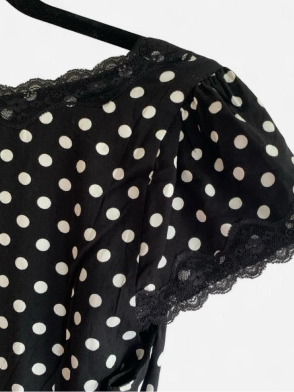 COMMENSE Black & White Polka Dot Midi Dress – Size S – NWT - Picture 5 of 8